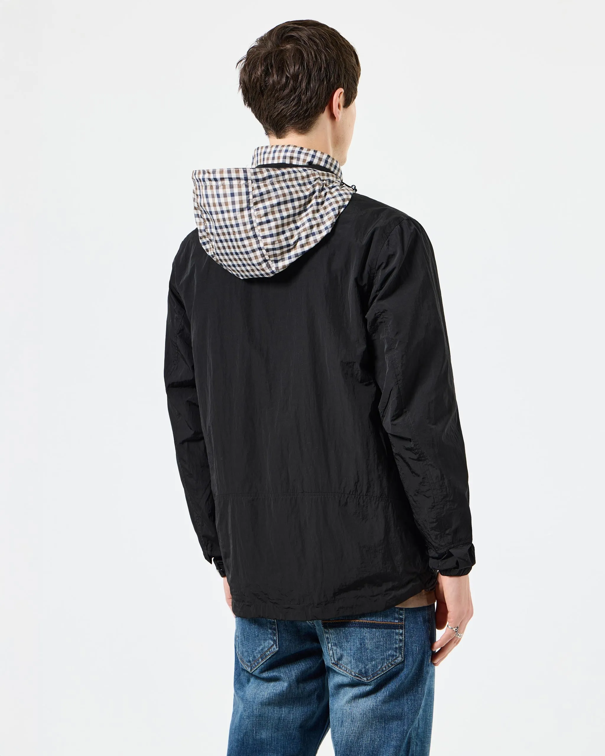 Saunders Parachute Jacket Black