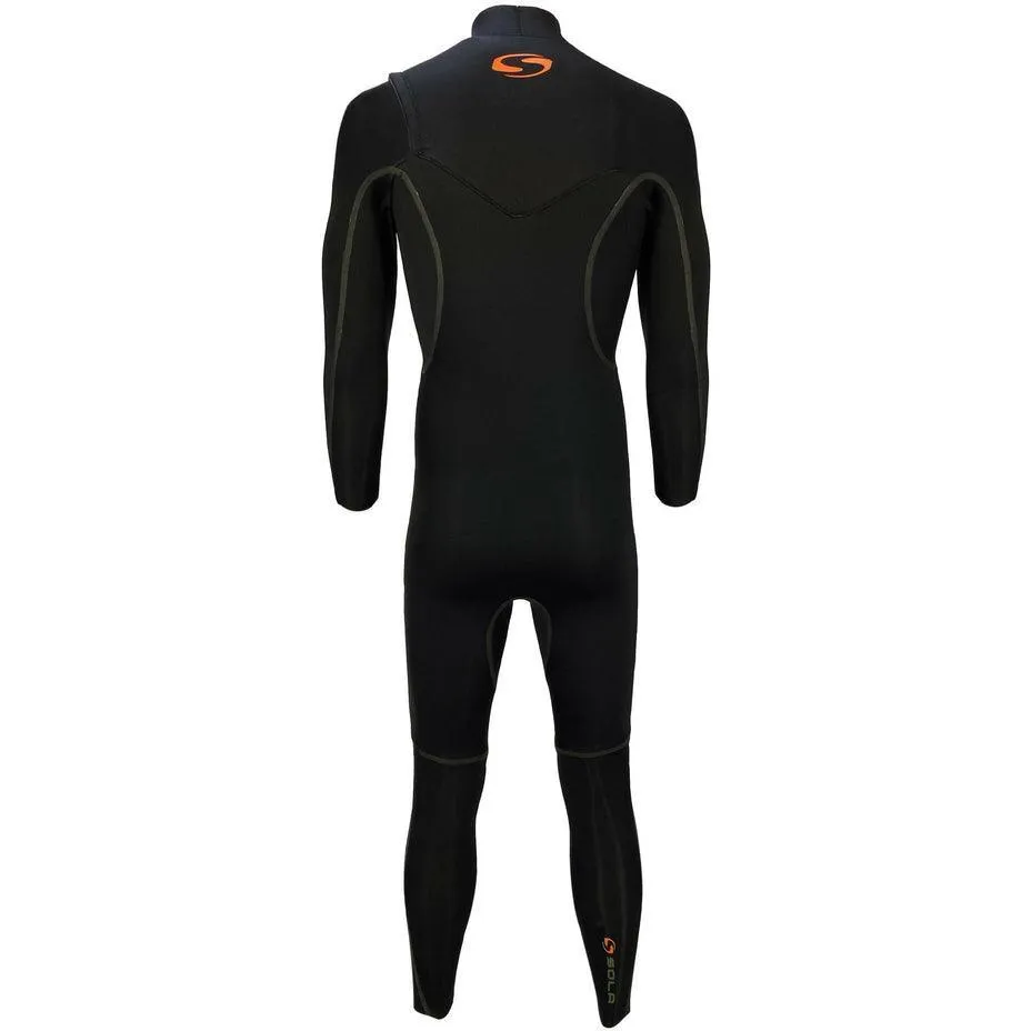 Sola Mens Inferno FZ 5/4 Fullsuit Black/Black