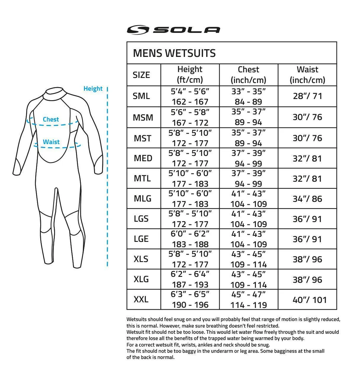 Sola Obsidian 6/5/4 Hooded GBS FZ Fullsuit Wetsuit