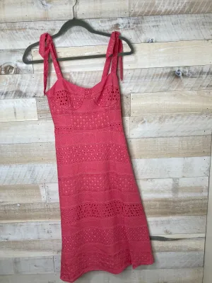 STE Carlynn Eyelet Dress in Coral