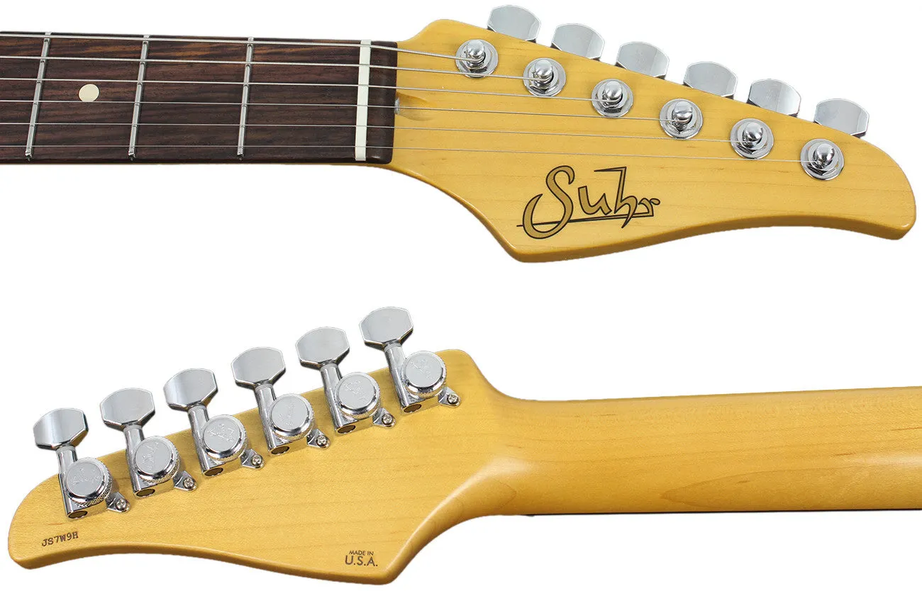 Suhr Classic Antique Pro HSS Limited, Surf Green over 3-Tone Sunburst