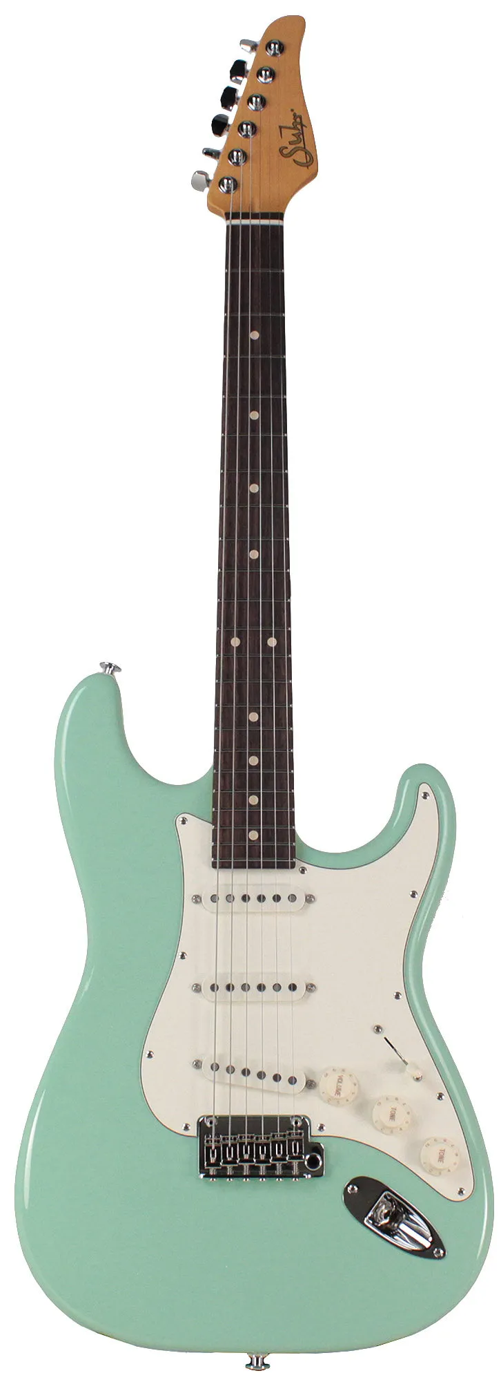 Suhr Classic S Guitar, Surf Green, Rosewood