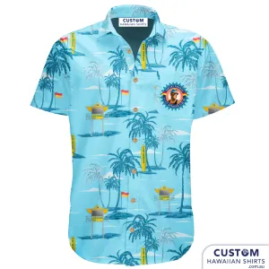 Surfers Paradise SLSC, QLD - Personalised Supporters Hawaiian Shirts