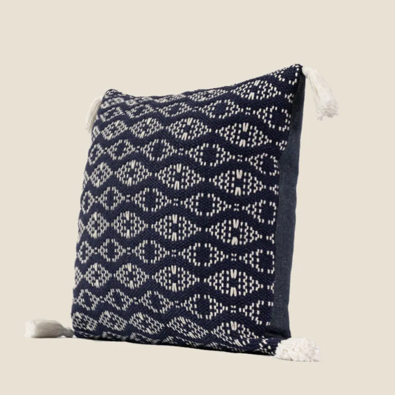 Vintage Navy Blue Pillow