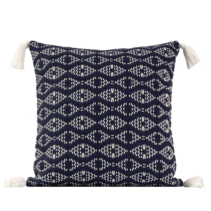 Vintage Navy Blue Pillow