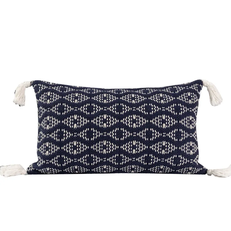 Vintage Navy Blue Pillow