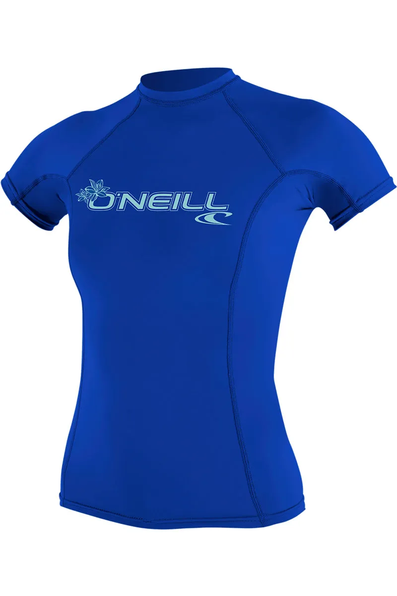 WOMEN'S BASIC 50  S/S RASH GUARD