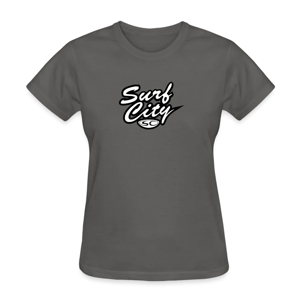 Womens Santa Cruz Surf Shop Surf City Script Simple Tee