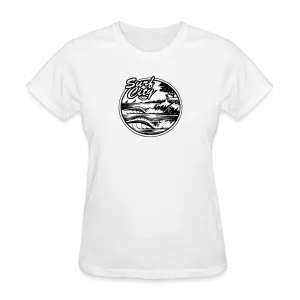 Womens Santa Cruz Surf Shop Surf City Wave Simple Tee