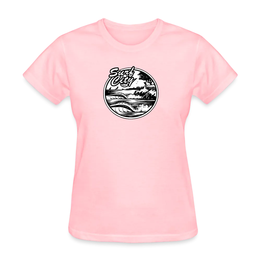 Womens Santa Cruz Surf Shop Surf City Wave Simple Tee